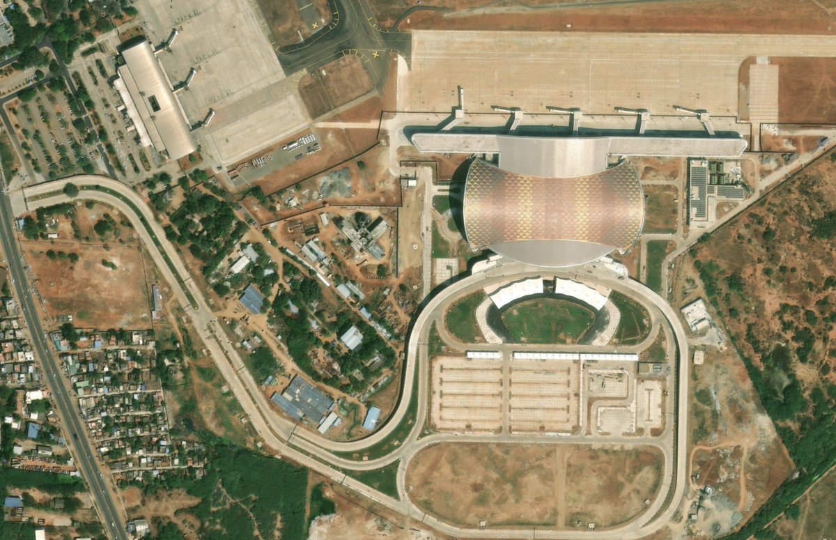 Satellite View of #Trichy International Airport. In my opinion, It is ...
