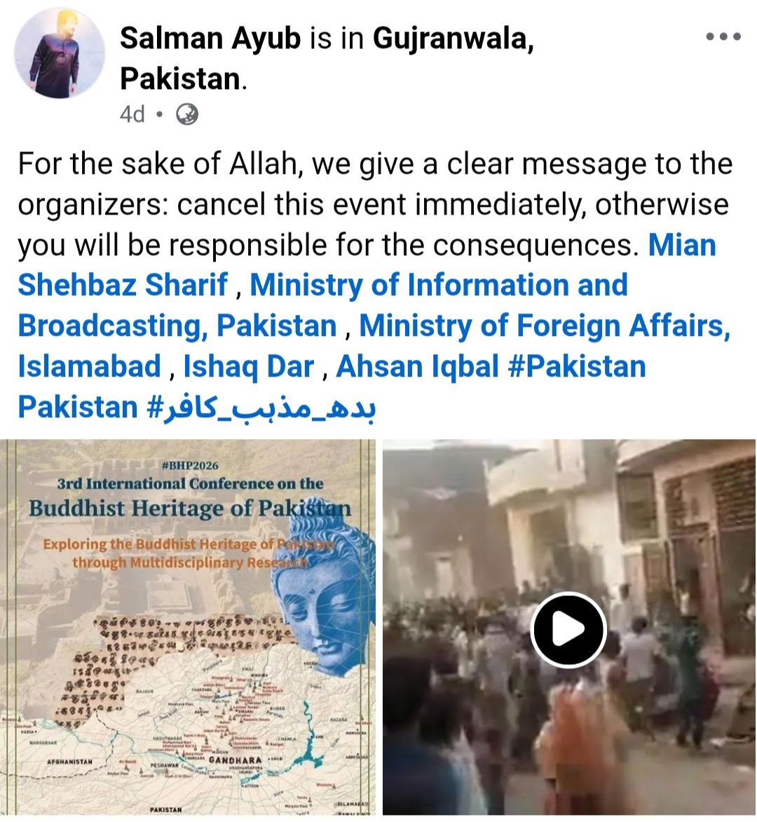 PreetK25's tweet photo. 2024 saw 344 blasphemy cases in Pakistan (CSJ data)—minorities (Christians, Hindus, Ahmadis) disproportionately targeted despite most accused being Muslim. Yet state pushes Gandhara festivals & conferences. Selective memory on religious tolerance? #Gandhara #ReligiousIntolerance https://t.co/xDwhF19eTG