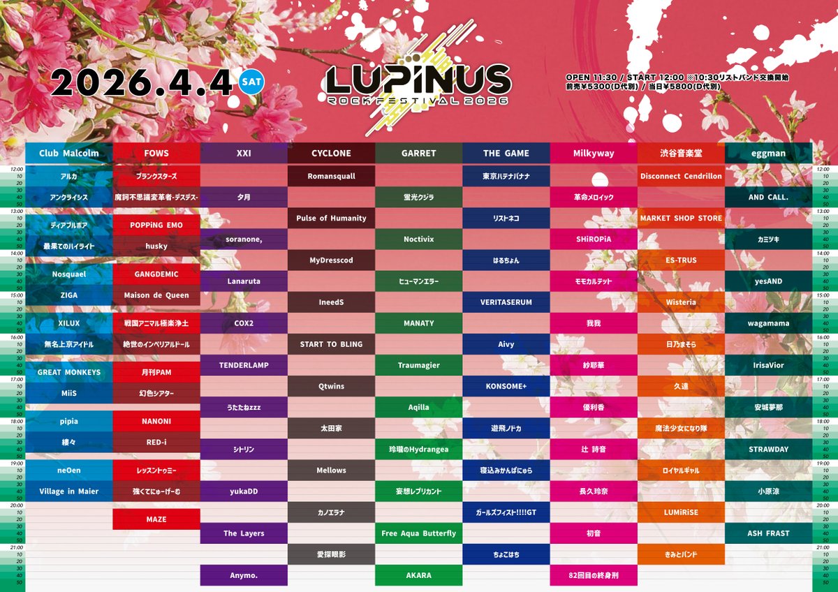 LUPINUS ROCK FESTIVAL 公式 tweet media