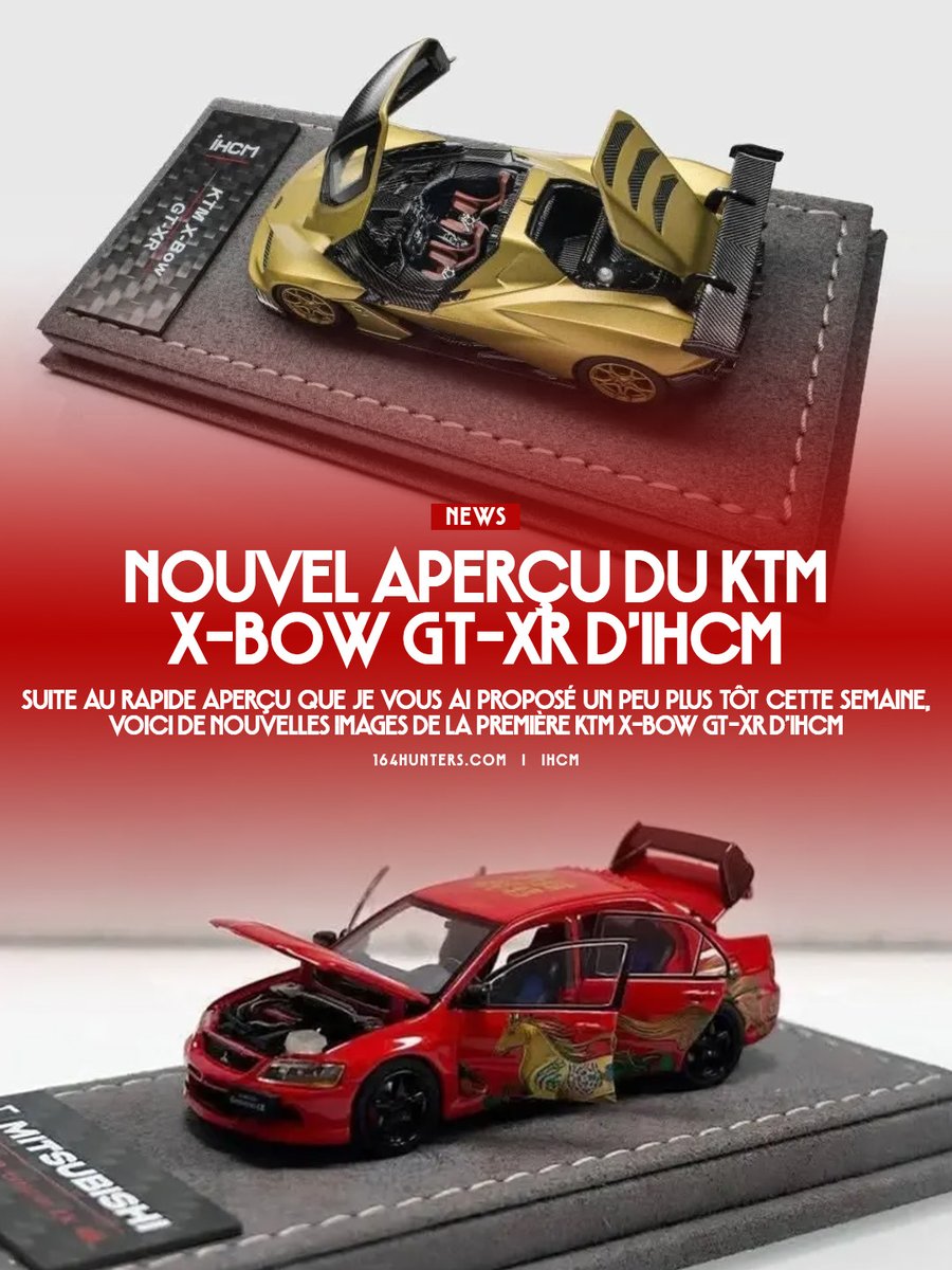 164hunters's tweet photo. 🇫🇷 Nouvel aperçu du KTM X-Bow GT-XR d’iHCM
🇯🇵 iHCMのKTM X-Bow GT-XRの最新画像
🇺🇸 New look at iHCM's KTM X-Bow GT-XR
---
#iHCM #KTM #XBow
▶ Lien en commentaire https://t.co/030wskwwuB