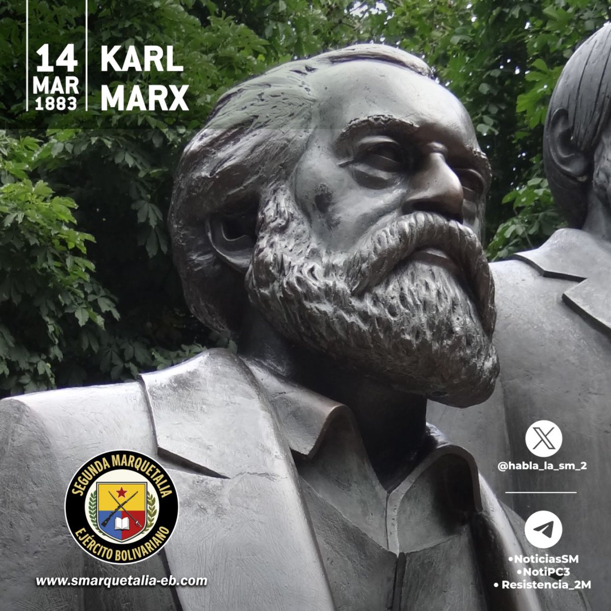 "Les aterra que queramos abolir la propiedad privada, ¡cómo si ya en el seno de la sociedad actual, la propiedad privada no estuviera abolida para nueve décimas partes de la población!"
𝐾𝑎𝑟𝑙 𝑀𝑎𝑟𝑥
#Marx sigue vivo a 143 años de su partida.