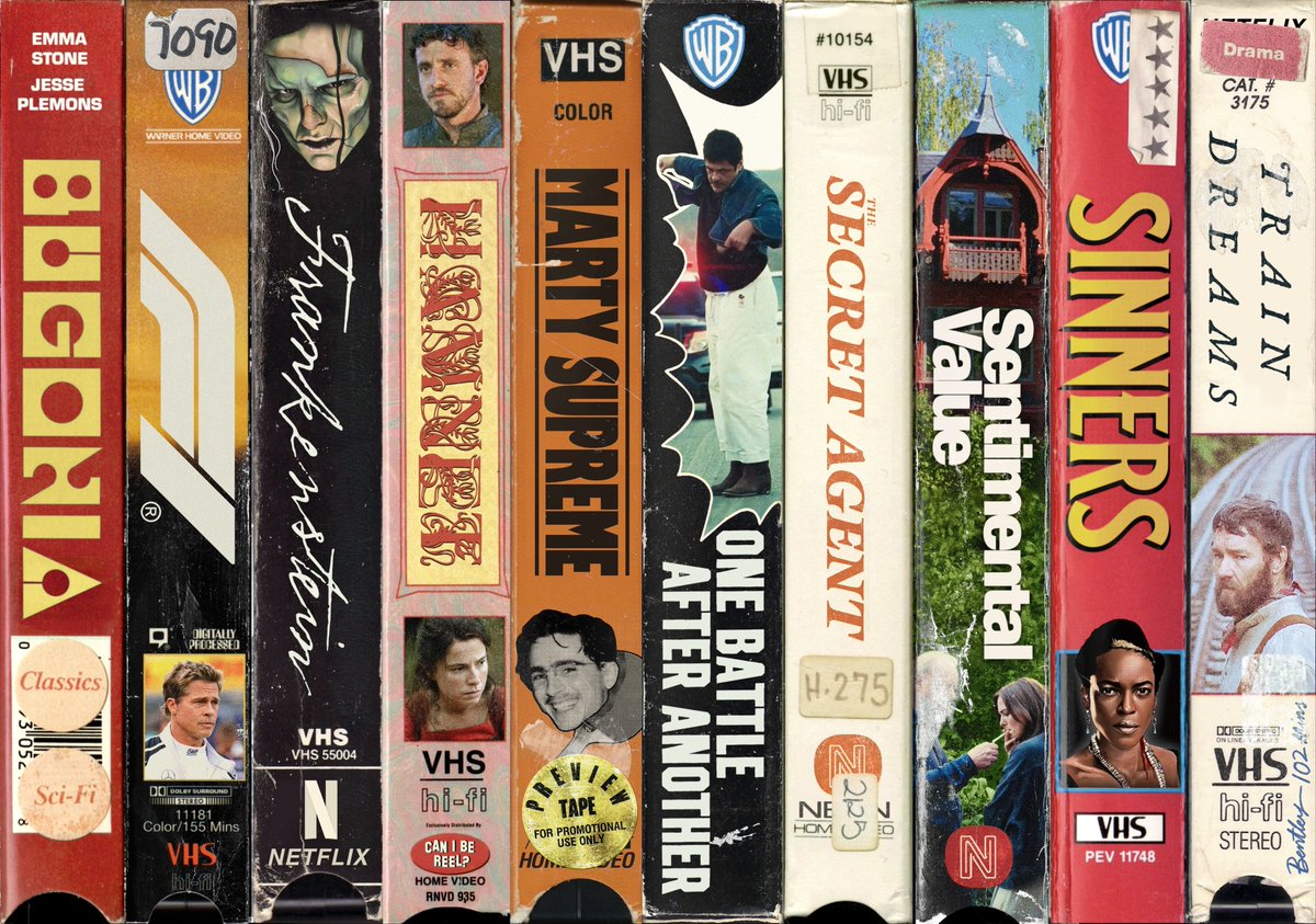 The 98th Academy Awards Best Picture Nominees VHS Stack! #oscars