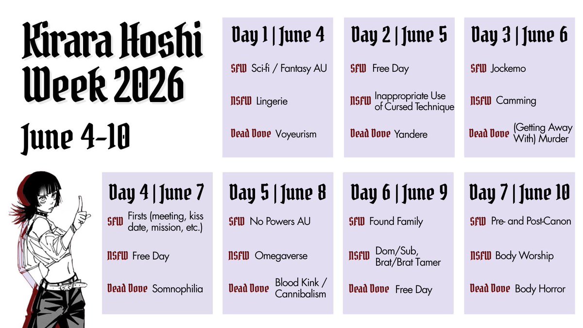 Kirara Week 2026 tweet media