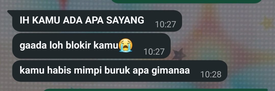 emg dongo bgt, bangun tidur kaya org linglung