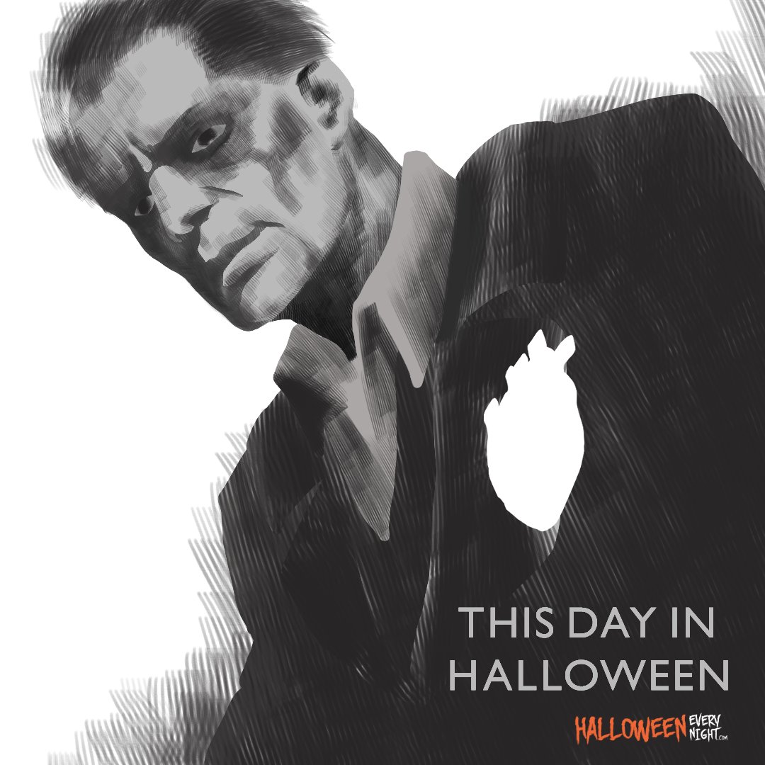 The Walking Dead opens across the U.S. in 1936. The Michael Curtiz film features Boris Karloff as a resurrected man seeking revenge for being wrongly convicted and executed for murder. 
#halloweeneverynight #thisdayinhalloween #thewalkingdead
