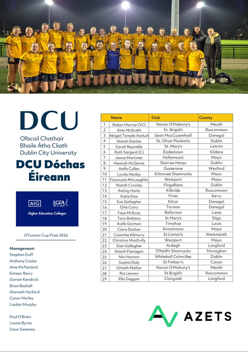 LadiesHEC's tweet photo. AIG O’Connor Cup Final Panels ⬇️

Live coverage on @SportTG4 

🎥- https://t.co/vQ5ZBJp0rF

#MakingItHappen #LGFAColleges https://t.co/VJ4sFxzVPs