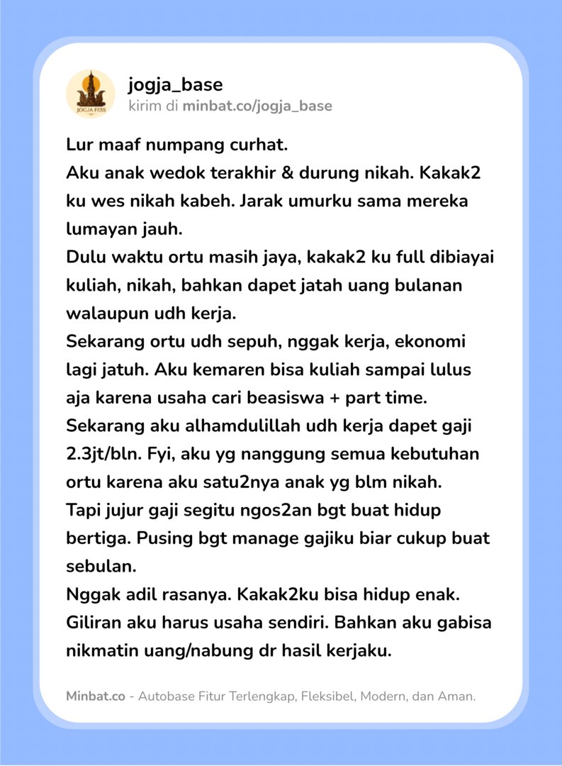 JOGJA FESS | KIRIM FESS CEK PINNED tweet media