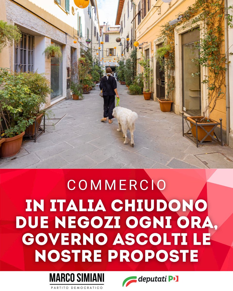 marcosimiani's tweet photo. I dati sulla crisi del commercio sono drammatici: in Italia chiudono quasi due attività ogni ora.
LEGGI TUTTO -> https://t.co/oHegr4cxNg
@Deputatipd 
#Commercio #CCN #negozi #attivitàcommerciali #imprenditori #città #MarcoSimiani #DeputatiPD #PartitoDemocratico https://t.co/bQ1LNCWO6q