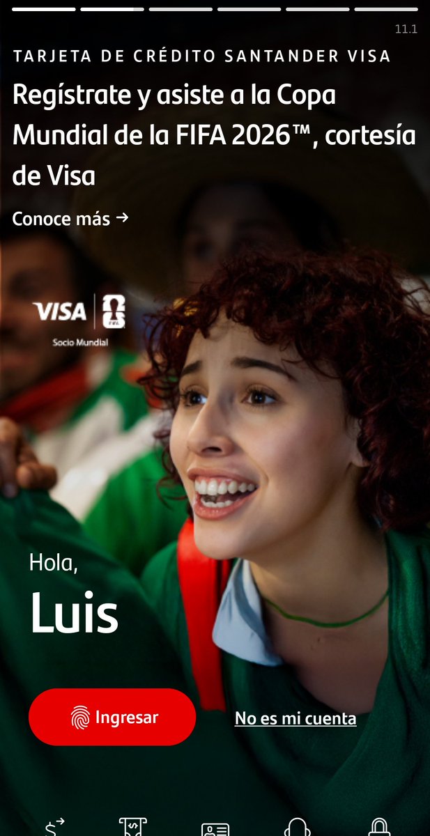 Qué pedo, <a href="/SantanderMx/">Santander México</a> ? Pon a la sidni suini, mejor 😒