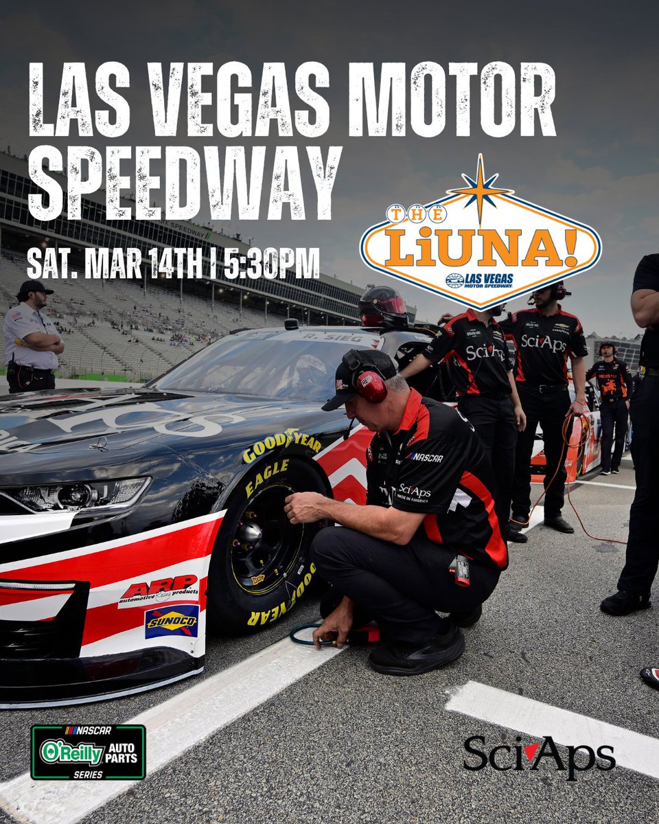 Bright lights in Vegas 🎰 🏎️ 
The LiUNA! hits Las Vegas on March 14 at 5:30 pm ET