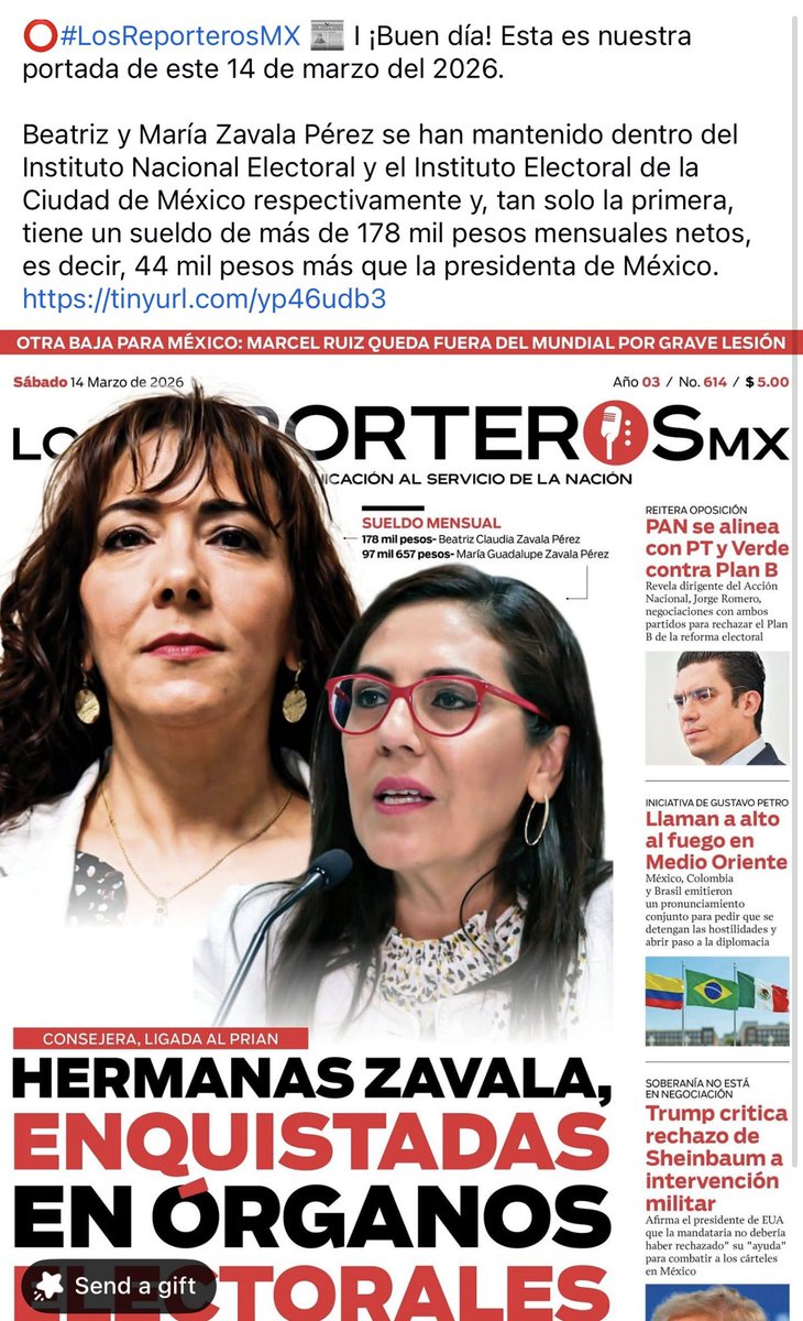 Como ven los que se niegan a perder sus privilegios