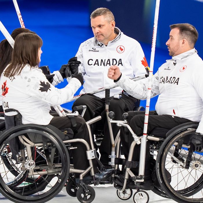 Canada has won gold in Wheelchair Curling at the Paralympics!
From 2006 to 2022, Canada won three gold (2006, 2010, 2014) and two bronze (2018, 2022).
Canada is the only nation to never miss the podium at the Paralympics in this event.