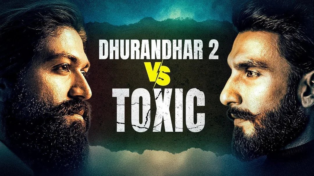 Movielover616's tweet image. #Toxic vs #Dhurandhar2 on the same Friday is the most exciting box office clash of 2026 so far.  Yash hasn't had a big Hindi release since #KGF2. The pressure is enormous.  KGF 2 was lightning. Can he strike twice?  Drop your prediction below 👇