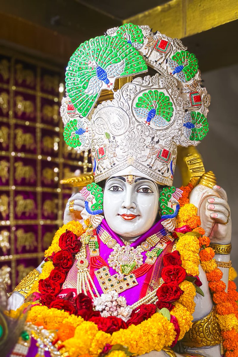 #जय_श्री_कृष्ण ♥️
 आज मेरे कान्हा जी के तो वारे न्यारे है जी🥰
भालका तीर्थ की पवित्र भूमि पर भक्ति का अद्भुत आनंद! 

आज श्री सोमनाथ ट्रस्ट के भालका मंदिर में भगवान श्रीकृष्ण की सेवा में चाँदी का मुकुट अर्पण किया।
नंद घर आनंद भयो,
 जय कन्हैया लाल की! 
🦚🙏 Beautiful Krishna 🥰