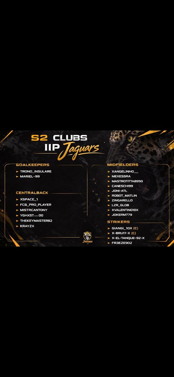 IIP Jaguars tweet media