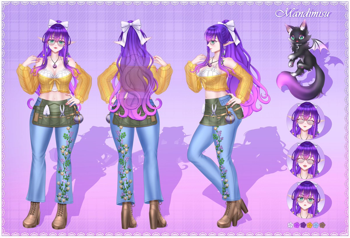ArumiCommOpen's tweet photo. #VGenComm 
Take a look at my recent Character sheet commissions 🥰 i'm in love with every character here, they are so lovely🫶💕 https://t.co/XnfxXdxRrc