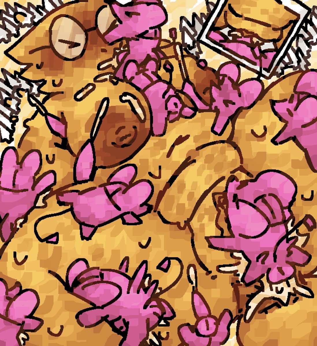 scaliescum's tweet photo. Alphys with a bit of a Maus problem~

(art for verminlord)
#deltaruined #undertail https://t.co/b8EUGGWLS2