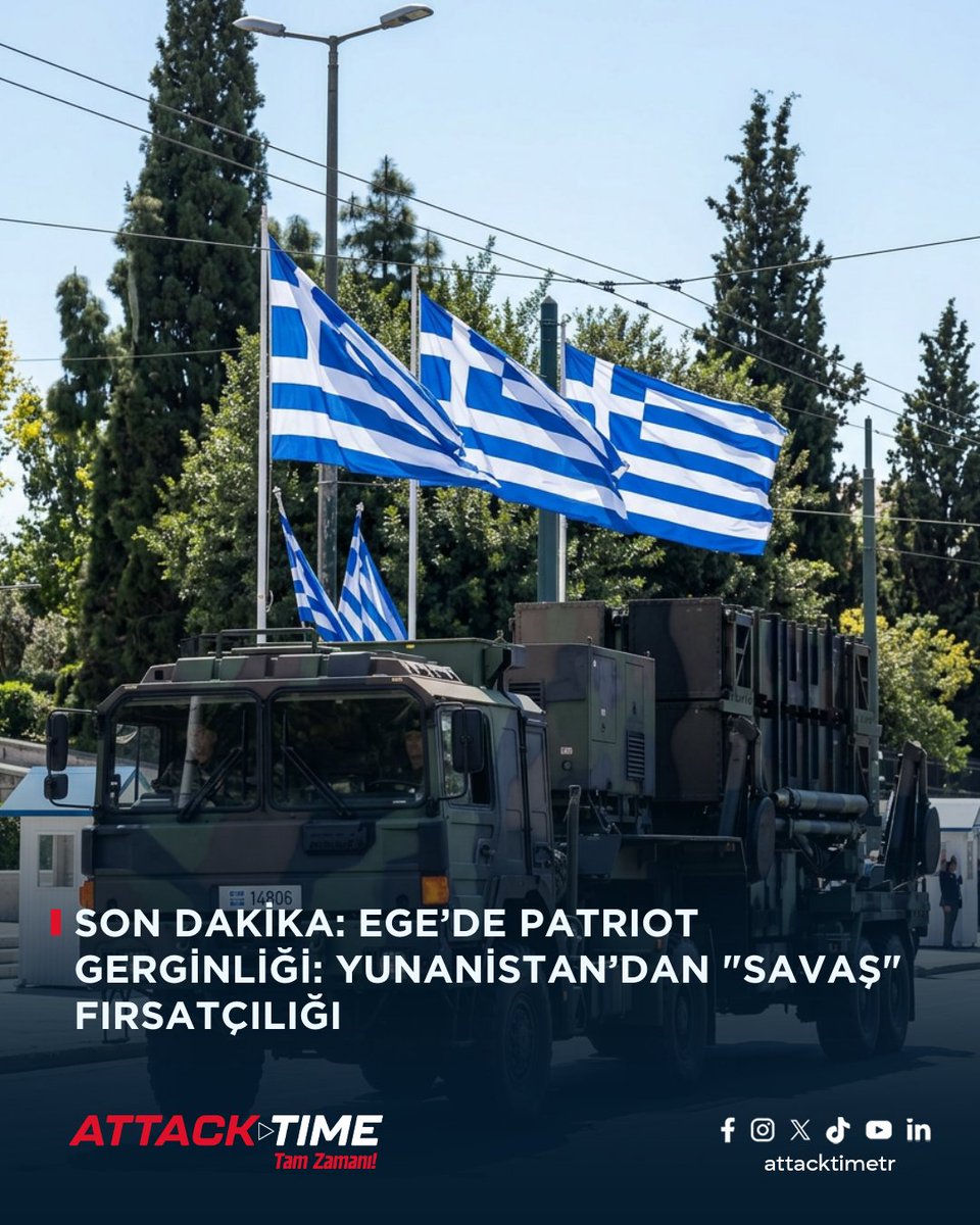 Ege Denizi'nde tansiyonu yükseltecek yeni bir iddia gündeme bomba gibi düştü. Orta Doğu'daki çatışma ortamını fırsata çevirmeye çalıştığı iddia edilen Yunanistan'ın, Semadirek Adası'na Patriot hava savunma sistemleri yerleştirmeyi planladığı ileri sürüldü. Atina yönetiminin bu