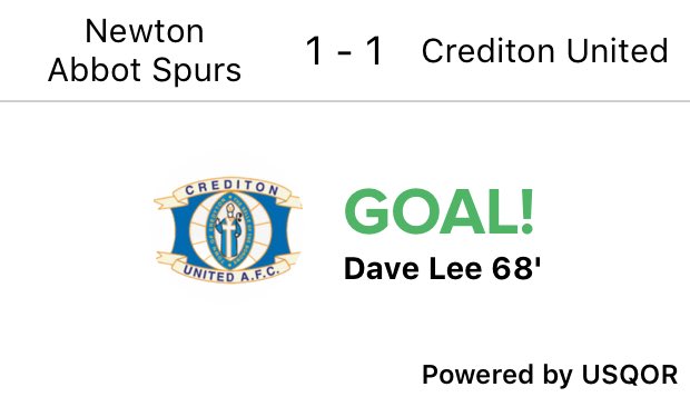 Crediton United AFC tweet media
