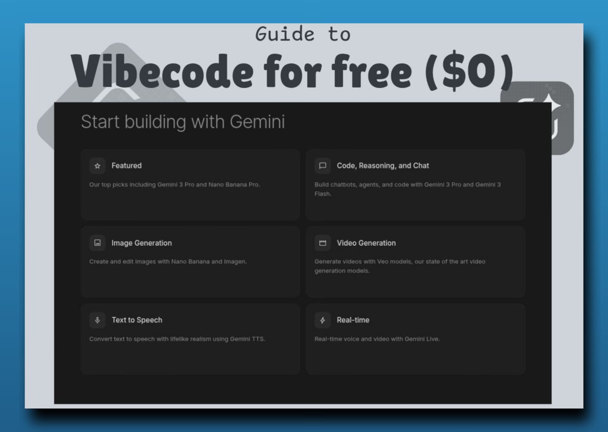 how to vibecode for free $0 method 1. this guide helps you vibecode and ...
