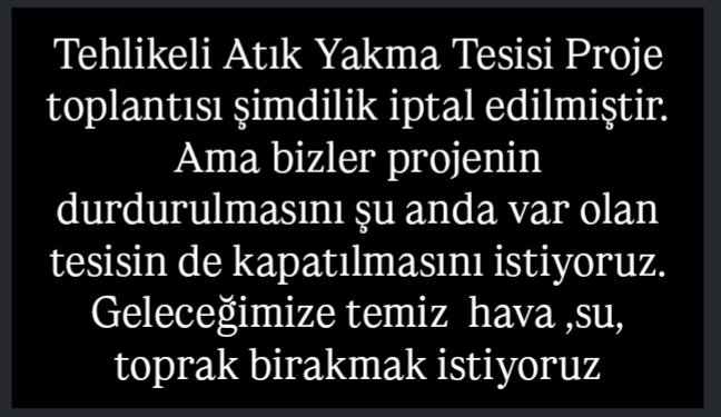 brc3981's tweet photo. #LüleburgazZehirSolumayacak
#bedirdireniyor
@barisatay @herkesicinCHP @eczozgurozel @nowhaber @bedirdireniyor @ugurdundarTV @Greenpeace_Med https://t.co/uLmaqcxj1i