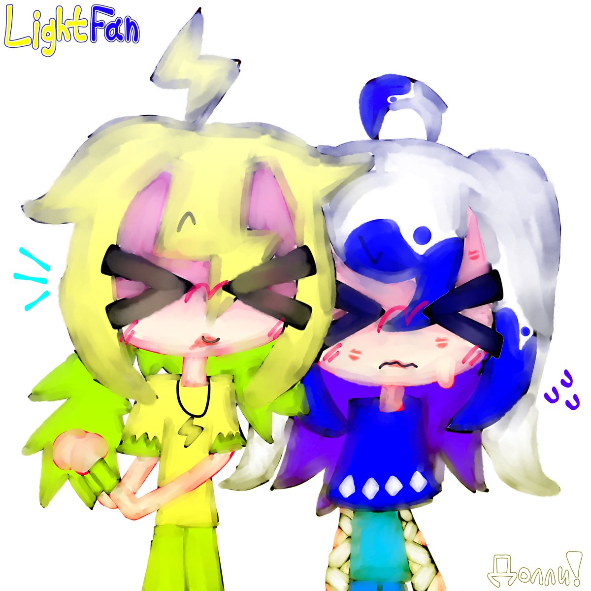 Naily_kisser's tweet photo. Lightfan, old arts #Lightfan #LightningxFanny #Fanny_bfdi #Lightning_bfdi #Bfdi #Tpot https://t.co/a5iTgvRnxc