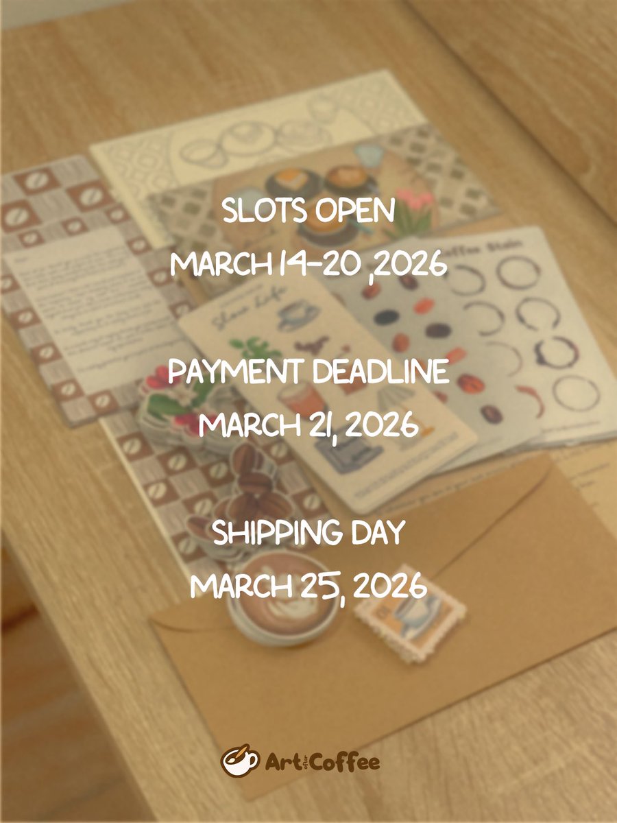 ☕ Coffee Letter Club is now open for 10 slots only. I’ve been talking about doing snail mail a lot lately, and I don’t want to wait anymore for the perfect timing, I’m taking the time and I’ll try my best to make everything perfect. 🤗🤎 #SnailMail