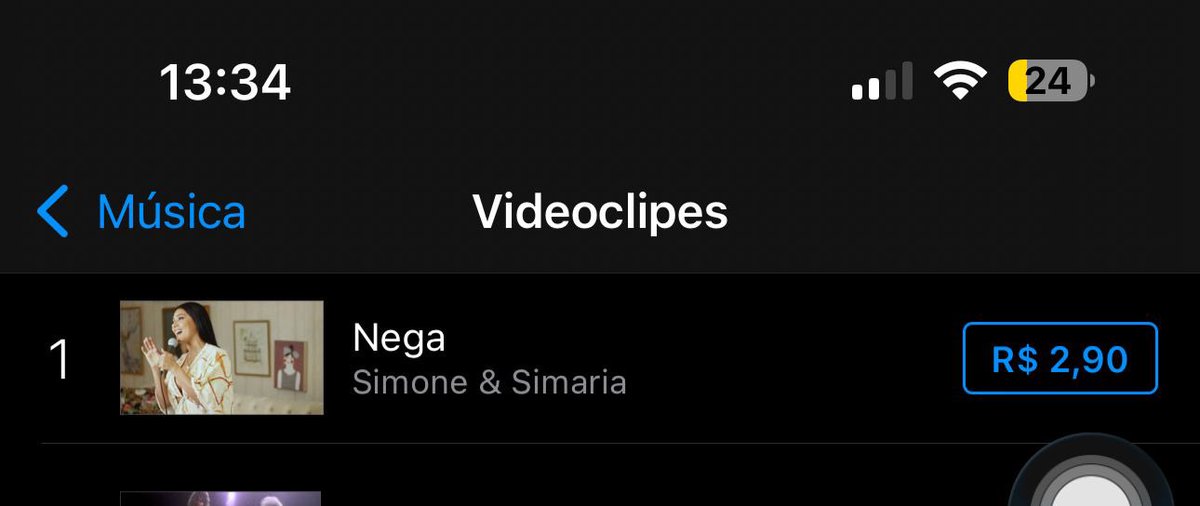 gabyycota's tweet image. #Nega regravado por @simaria é top1 do ITunes 😭🤍