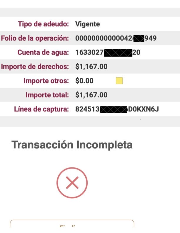 RafaGonzalezM's tweet photo. OYE @Banorte_mx @BanorteEscucha cada vez que pago el agua de la CDMX con tu plataforma me sales esto pero si me haces el cargo en mi tarjeta ? Lleva mucho tiempo pasando por eso aunque soy cuentahabiente termino regresando a usar la plataforma de @BBVA_Mex … https://t.co/LtqAKq1vyu