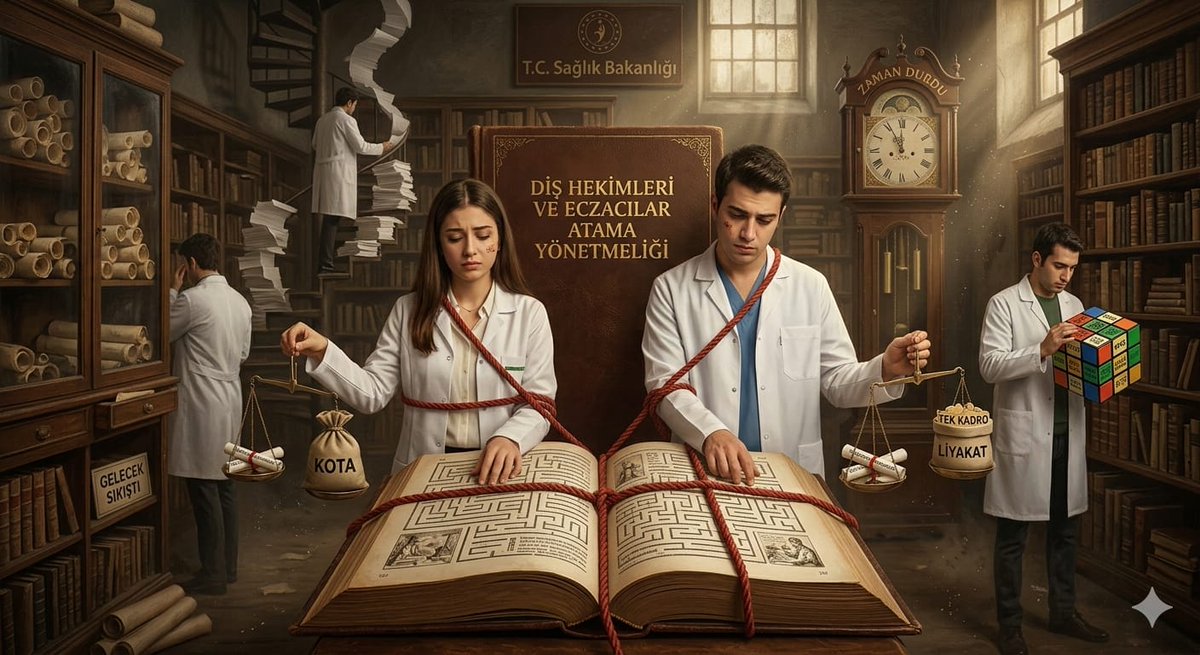 Yıllarca eğitim alıyor ama kendi mesleğimizi icra edemiyoruz. <a href="/suayipbirinci/">Doç. Dr. Şuayıp Birinci</a> <a href="/erolozvar/">Erol Özvar</a> <a href="/YuksekogretimK/">Yükseköğretim Kurulu (YÖK)</a> <a href="/drmemisoglu/">Prof. Dr. Kemal Memişoğlu</a> <a href="/profokumus_/">Prof. Dr. Nurullah Okumuş</a> <a href="/RTErdogan/">Recep Tayyip Erdoğan</a>
<a href="/dryasinerkoc/">Dr. Yasin Erkoç</a> <a href="/saglikbakanligi/">T.C. Sağlık Bakanlığı</a>
<a href="/memetsimsek/">Mehmet Simsek</a> <a href="/eczirfan/">Mehmet İrfan Demirci</a>
<a href="/TDB_TDA/">Türk Dişhekimleri Birliği</a> <a href="/tebkurumsal/">Türk Eczacıları Birliği</a>
#RteDişEczya10binAtama