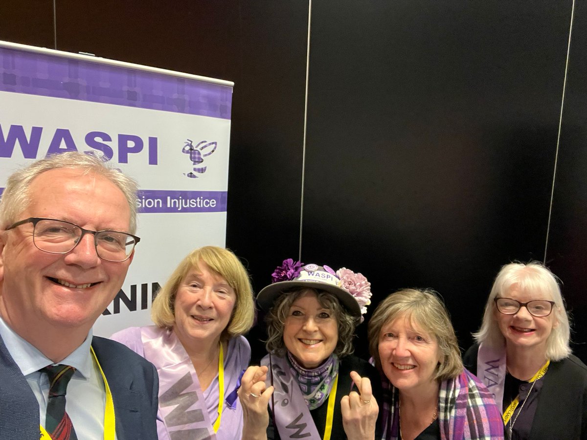 SeamusLoganMP's tweet image. With the #WASPI's at today's @theSNP Campaign Conference in Edinburgh #SNP26 - pressure needs to be maintained on the UK Government to compensate these 1950s born women who have suffered such an egregious injustice under Labour
@WASPI_Campaign