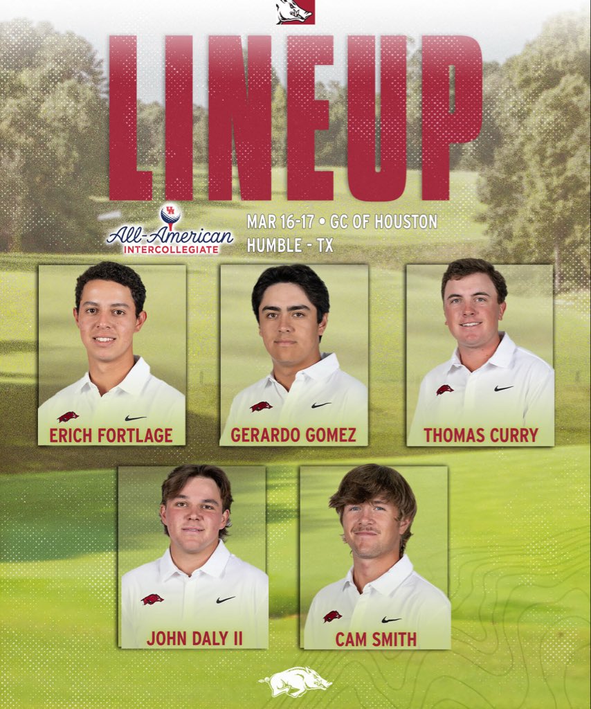 Razorback Men's Golf tweet media