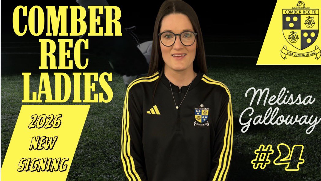 2026 Signing ✍️💛🖤🐝

Comber Rec Ladies are pleased to announce the signing of Melissa Galloway. 

Welcome to Parkway Melissa 🐝

(Further Announcements to follow soon ✍️✍️)