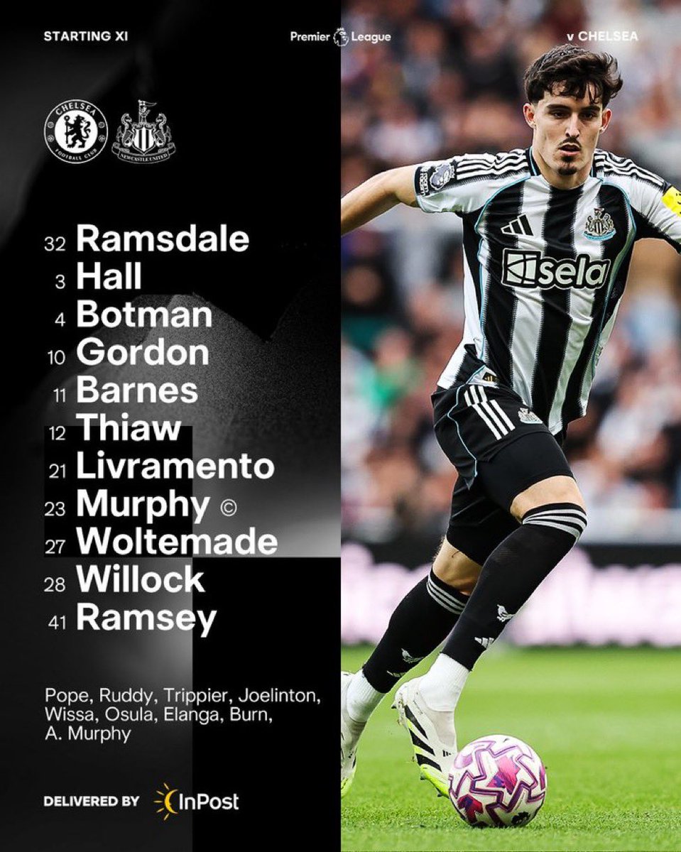 This is both teams' lineup!!

Who has the best probability of winning this game based on the lineups?🤔
#CHENEW #Premierleague