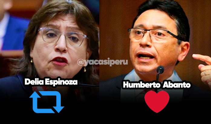 yacasiperu's tweet photo. ¿Quién debería ser el próximo decano del Colegio de Abogados de Lima?

- Delia Espinoza 
- Humberto Abanto https://t.co/0R4kXDPUr6