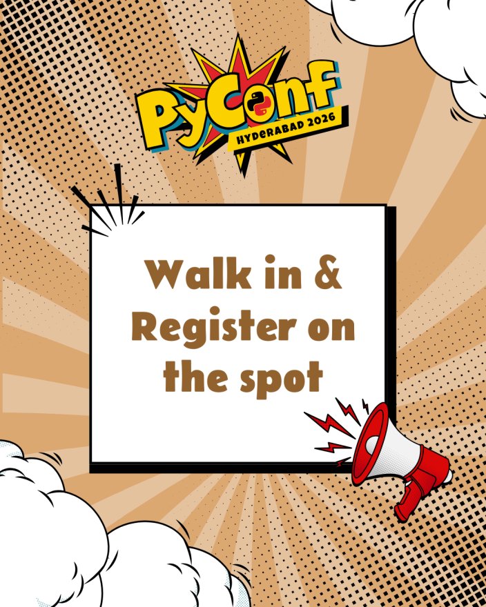 PyConf Hyderabad #PyConfHyd2026 tweet media