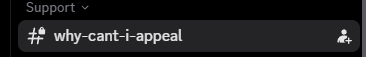 kytoxfn's tweet photo. @imrxn_r @EliteTokensGG @cangurgod @DiscordAsh that sadly is not an option, because he gave me instant the "block appeal role" and i did not even appealed once https://t.co/mDMNVr03bq