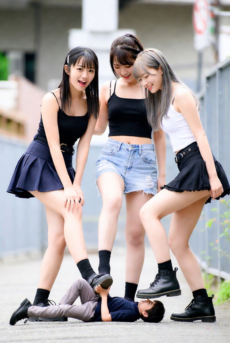 look_foot's tweet photo. 複数人だと不自然な動きになるけどAIならではの動画作れて凄いな😀 https://t.co/MdpPDrPGk8