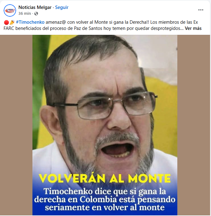 Rodrigo Londoño tweet media