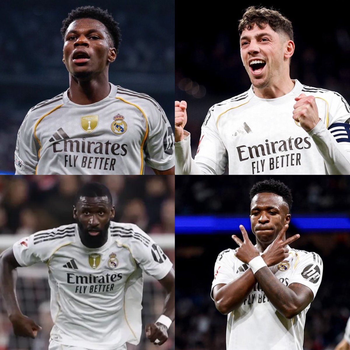 🚨 JUST IN: Álvaro Arbeloa held a meeting with four of his key players - Tchouaméni, Valverde, Rüdiger and Vini Jr.

The coach wanted to know how they’re doing physically before making decisions for tonight’s match.

The players’ response: WE ARE FULLY COMMITTED. <a href="/marca/">MARCA</a>