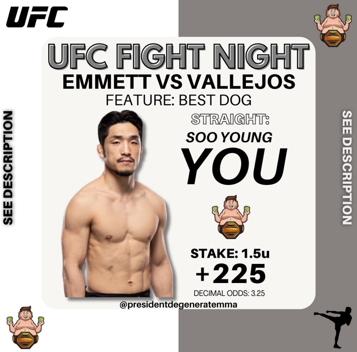 President Degenerate MMA tweet media