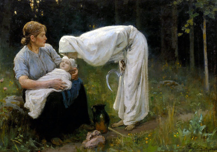 “Death” by Janis Rozentals, 1897.