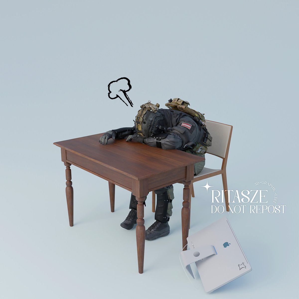 Konig (me?) going back to work after vacation

#Konig #König #blender