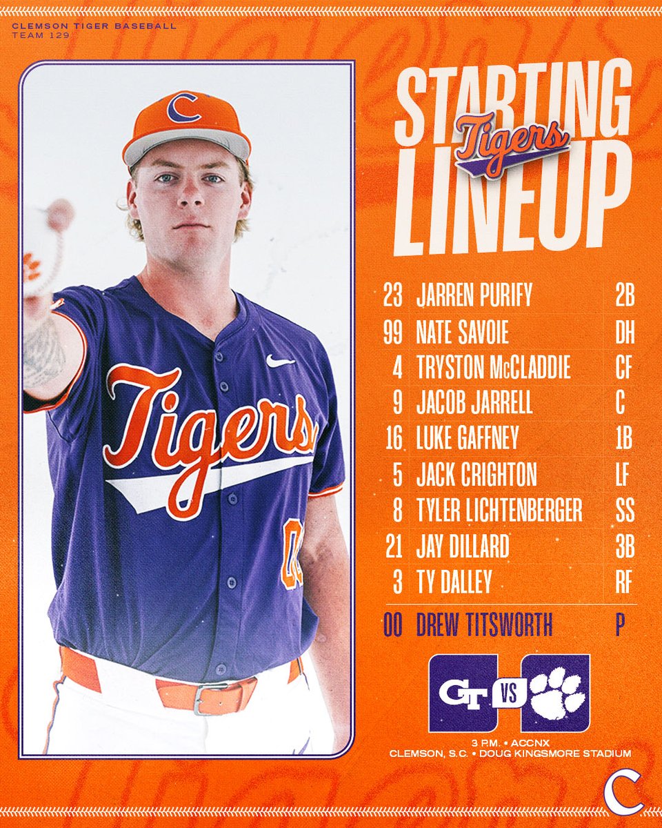 Clemson Baseball tweet media