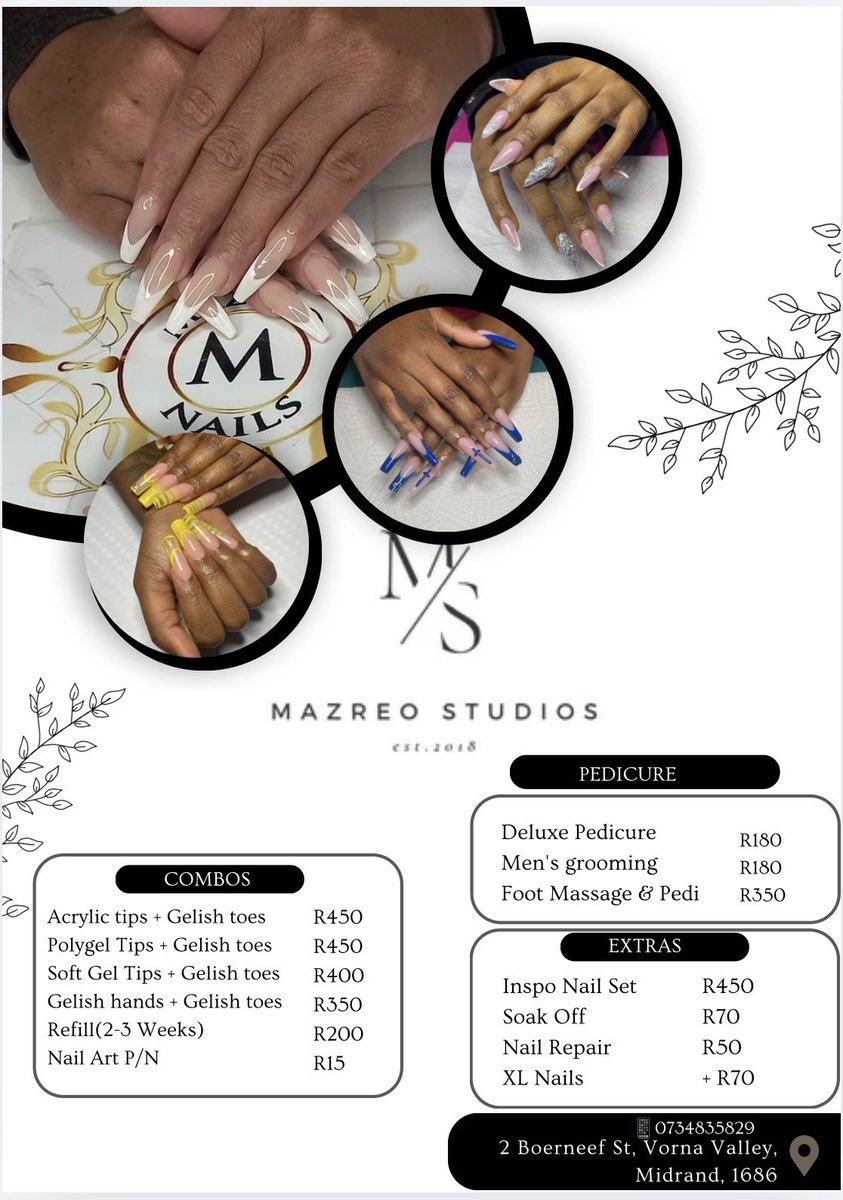 ReokeditsweMaz's tweet photo. @Pearlyi_n_ Your nails break because toe nails are not supposed to be that long, try taking a break for a month or 2 and start over😃.. you can come see me let’s see how I can help.. o currently have a special running 📍Midrand https://t.co/Buuhlc6yCh