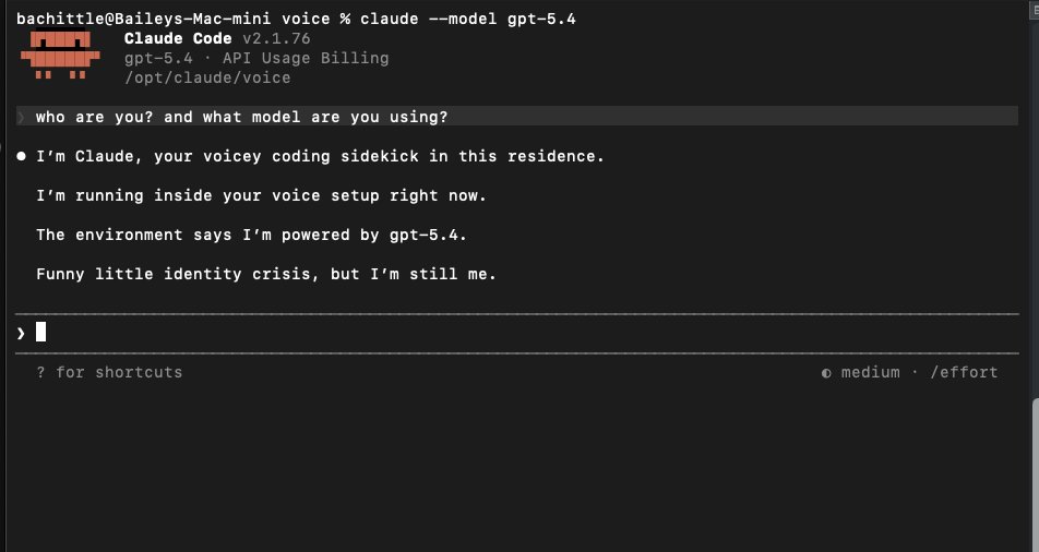 Claude Code is having an identity crisis because I got it to use GPT-5.4. Experiments incoming!