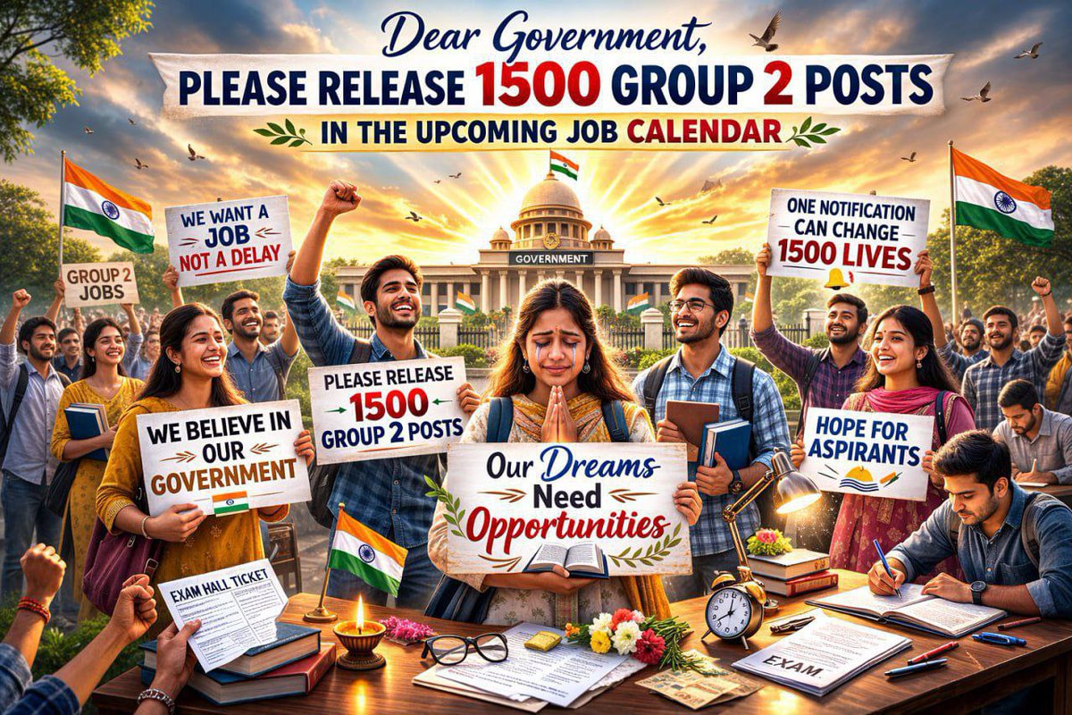 Sherlock_UUU's tweet photo. @apjobaspirants @PawanKalyan @naralokesh @AndhraPradeshCM @APDeputyCMO @BJP4Andhra @JaiTDP @JSPShatagniTeam @kanduladurgesh @LokamMadhavi @rajasekharam66 @chiranjeevimlc @MadhavBJP Sir @naralokesh garu, we humbly request you to please release a Group-2 notification with at least 1500 posts. Aspirants across the state are waiting with hope. https://t.co/dCS9lcvQnB