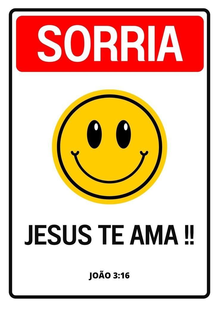 cordeirodavida_'s tweet photo. Sorria Jesus te ama! https://t.co/zXUTDJRNyG