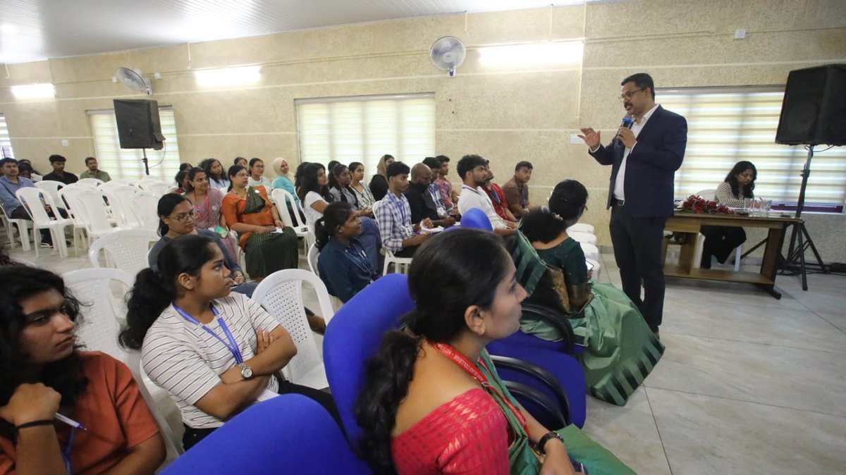 sojan47's tweet photo. “Theory Meets Practice: Psychotherapy in Social Work” on 12 March 2026 @ Mar Elias College, Kothamangalam, Kerala, Keynote Speaker in National Conference. https://t.co/s4ecmt0inp