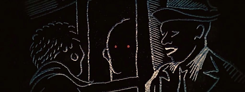 eddiebrcok's tweet image. the opening artwork in sinners (2025)